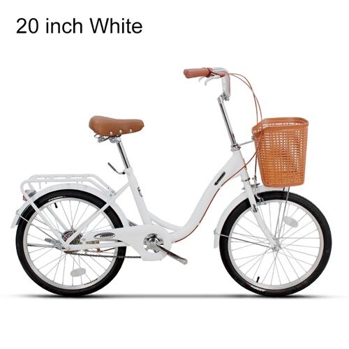 adult womens bicycle with basket Phoenix 20''24''26'' Women Bike Adult Retro City Student Bicycle Drum