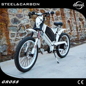 Electric motorcycles Carbon fiber   electric mountain bike 60v lithium battery  rear 2000w motor drive LCD smart electric ebiike easy-smart-way.myshopify.com