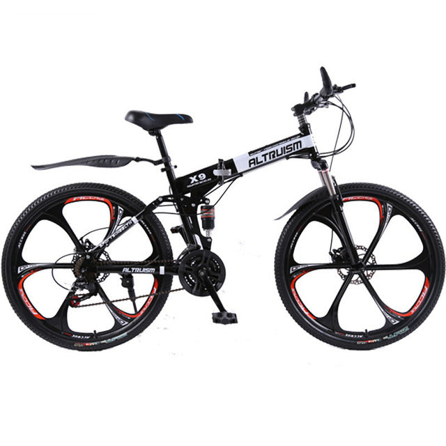 Hot Sale Altruism Mountain Bikes 26-Inch Steel 21-Speed Bicycles X9 Dual Disc Brakes Variable Speed Road Bike Racing Bicycle easy-smart-way.myshopify.com