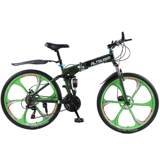 Hot Sale Altruism Mountain Bikes 26-Inch Steel 21-Speed Bicycles X9 Dual Disc Brakes Variable Speed Road Bike Racing Bicycle easy-smart-way.myshopify.com