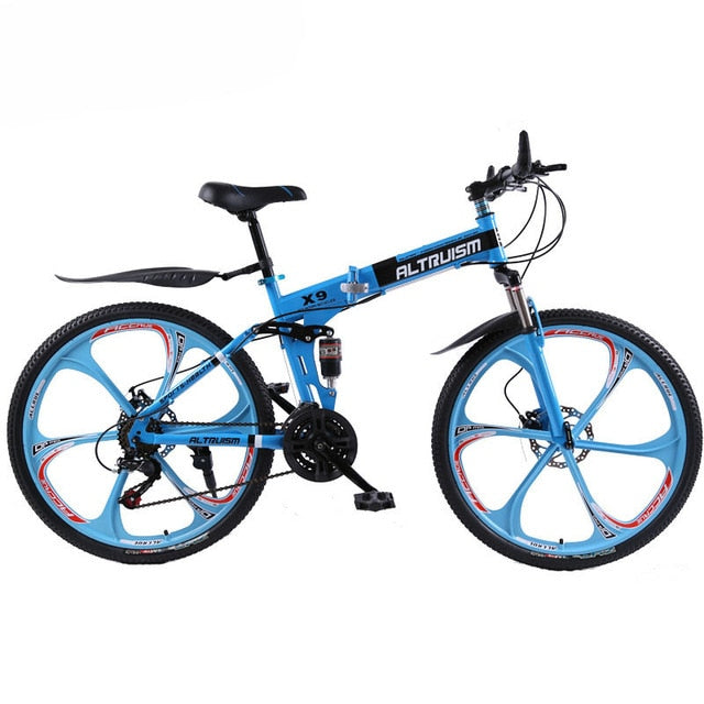 Hot Sale Altruism Mountain Bikes 26-Inch Steel 21-Speed Bicycles X9 Dual Disc Brakes Variable Speed Road Bike Racing Bicycle easy-smart-way.myshopify.com
