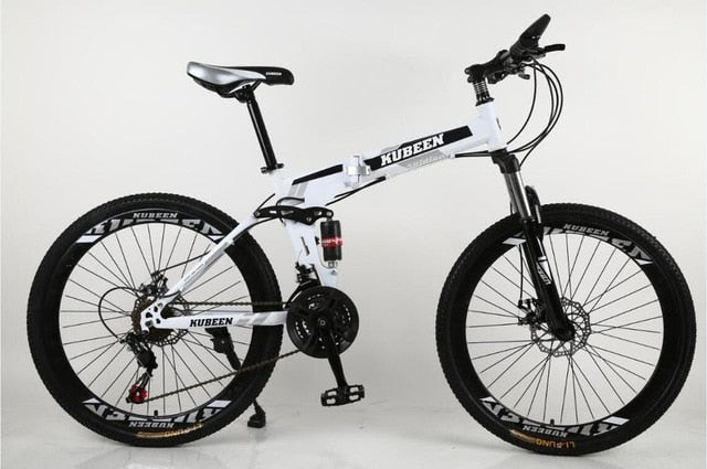 KUBEEN mountain bike 26-inch steel 21-speed bicycles dual disc brakes variable speed road bikes racing bicycle easy-smart-way.myshopify.com