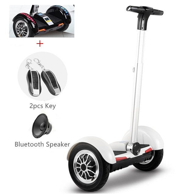 10 inch Hoverboard Two wheel Electric Scooter with Bluetooth Speaker+Led Light+Remote key Self balancing Scooter Hoover Board easy-smart-way.myshopify.com