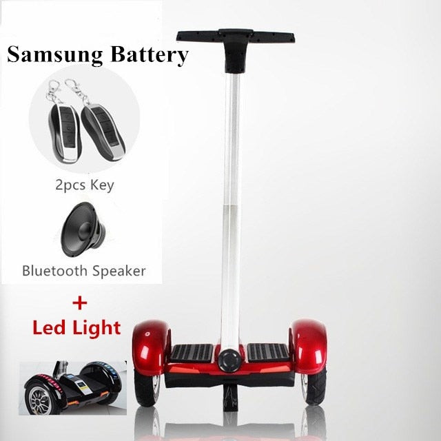 10 inch Hoverboard Two wheel Electric Scooter with Bluetooth Speaker+Led Light+Remote key Self balancing Scooter Hoover Board easy-smart-way.myshopify.com