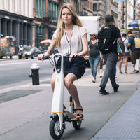 Folding Electric Scooter with seat for adults Foldable Electirc Bicycle Hoverboard Skateboard One Mile easy-smart-way.myshopify.com