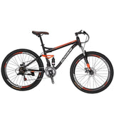 Mountain Bike EUROBIKE S7 BMX 27.5"21 Speed  Dual Disc Brake Bike easy-smart-way.myshopify.com