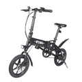14inch Electric Bicycle Dual Disc Brake Aluminum Alloy Foldable Backup Portable 240W Electric Hybrid Bike Black Color easy-smart-way.myshopify.com