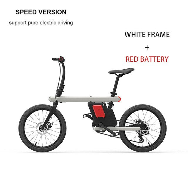 20inch electric bicycle 36v250w  Smart electric folding bike SPEED VERSION  hybrid range 60km  city pure electric driving e-bike easy-smart-way.myshopify.com