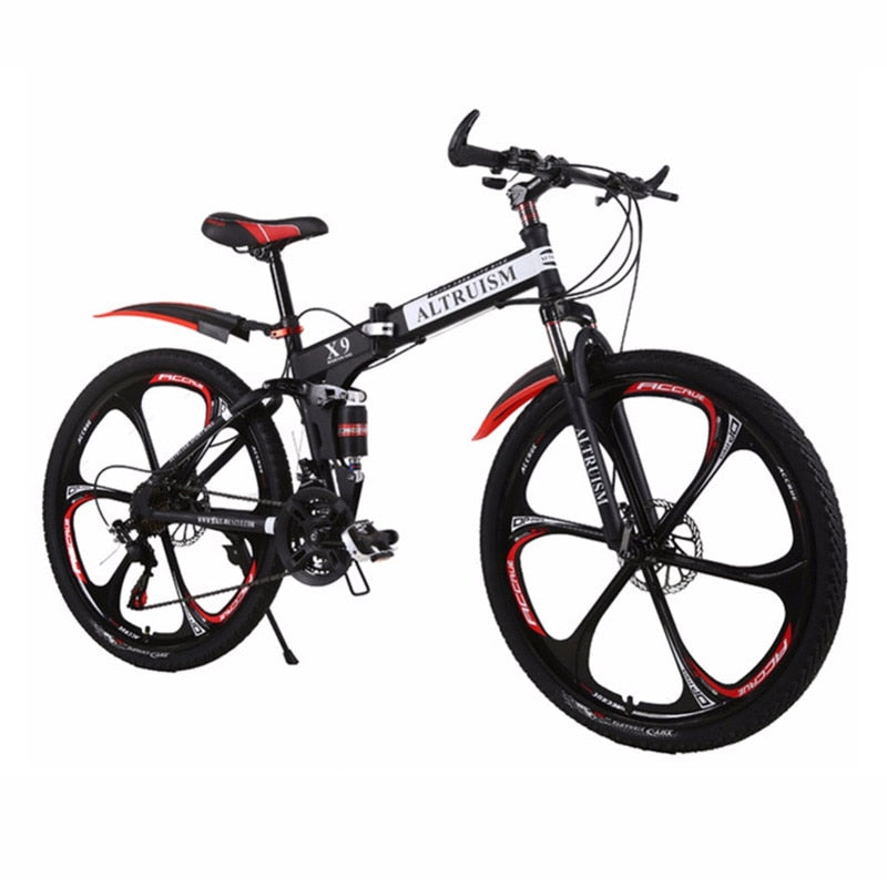 Hot Sale Altruism Mountain Bikes 26-Inch Steel 21-Speed Bicycles X9 Dual Disc Brakes Variable Speed Road Bike Racing Bicycle easy-smart-way.myshopify.com