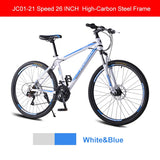 Phoenix 24"26''Mountain Bike 21/27 Speed Mens Women Steel Bicycle  MTB Suspension Fork Bicycle Student off-road Cycling Bike easy-smart-way.myshopify.com