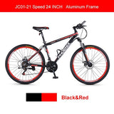 Phoenix 24"26''Mountain Bike 21/27 Speed Mens Women Steel Bicycle  MTB Suspension Fork Bicycle Student off-road Cycling Bike easy-smart-way.myshopify.com