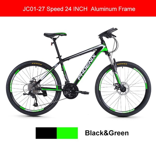 Phoenix 24"26''Mountain Bike 21/27 Speed Mens Women Steel Bicycle  MTB Suspension Fork Bicycle Student off-road Cycling Bike easy-smart-way.myshopify.com