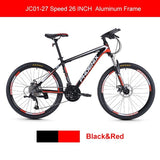 Phoenix 24"26''Mountain Bike 21/27 Speed Mens Women Steel Bicycle  MTB Suspension Fork Bicycle Student off-road Cycling Bike easy-smart-way.myshopify.com