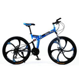 Running Leopard foldable bicycmountain bike 26-inch steel 21-speed bicycles dual disc brakes  road bikes racing bicyc BMX Bik easy-smart-way.myshopify.com