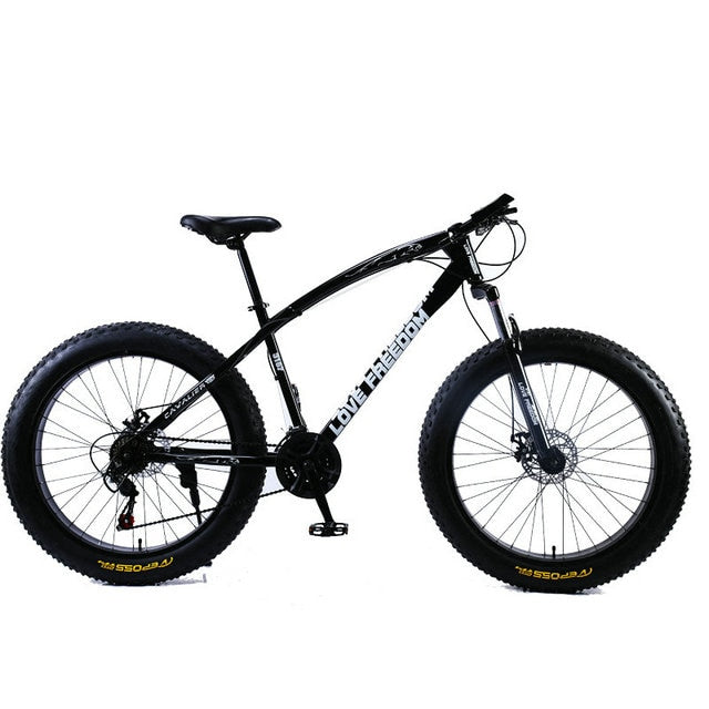 Love Freedom 7/21/24/27 Speed Mountain Bike 26 * 4.0 Fat Tire Bikes Shock Absorbers Bicycle Free Delivery Snow Bike easy-smart-way.myshopify.com