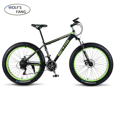 wolf's fang Bicycle 7/21/24 Speed Mountain Bike 26*4.0 Fat bike bicicleta  mtb  Road Folding bike Men Women free shipping easy-smart-way.myshopify.com