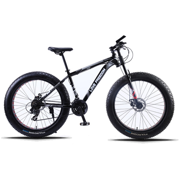 Love Freedom 7/21/24/27 Speed Mountain Bike Aluminum Frame Fat Bike 26 inch * 4.0 tireSnow bicycle Free Delivery easy-smart-way.myshopify.com