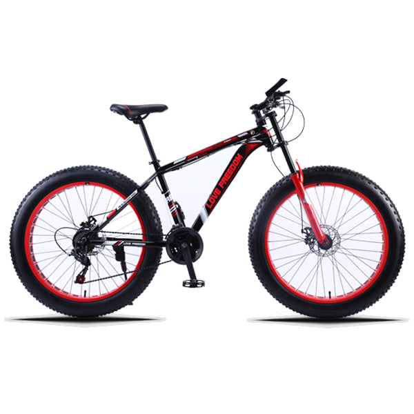 Love Freedom 7/21/24/27 Speed Mountain Bike Aluminum Frame Fat Bike 26 inch * 4.0 tireSnow bicycle Free Delivery easy-smart-way.myshopify.com