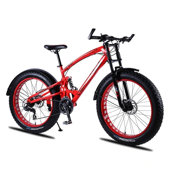 Love Freedom 7/21/24/27 Speed Mountain Bike 26 * 4.0 Fat Tire Bikes Shock Absorbers Bicycle Free Delivery Snow Bike easy-smart-way.myshopify.com
