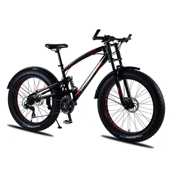 Love Freedom 7/21/24/27 Speed Mountain Bike 26 * 4.0 Fat Tire Bikes Shock Absorbers Bicycle Free Delivery Snow Bike easy-smart-way.myshopify.com