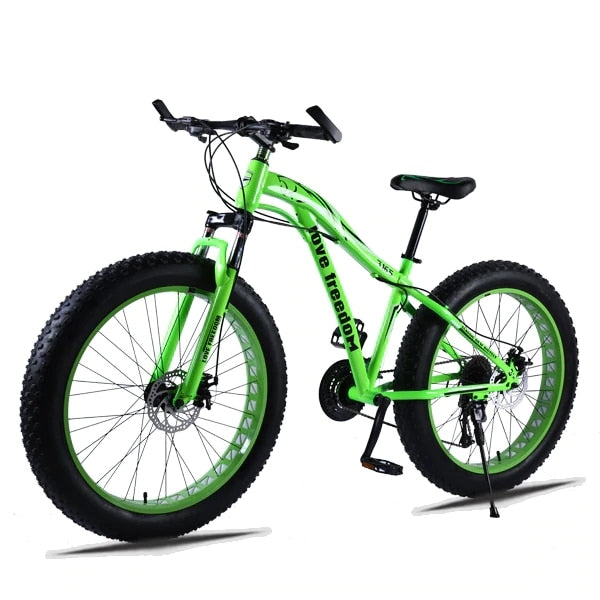 Love Freedom  Hot Sale 7/21/24/27 Speed Snow Bike 26-inch 4.0 Fat Bicycle Mechanical disc brake Mountain Bike Free Delivery easy-smart-way.myshopify.com