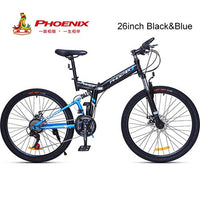 Phoenix 26 INCH Bike 21 Speed Mountain Bicycle Aluminium Alloy Double Disc Brake MTB Bike bisiklet bicicleta mountain road bike easy-smart-way.myshopify.com