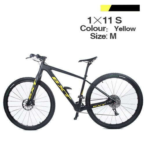 Free shipping BXT 11 Speed Mountain Bike 29-Inch Full carbon frame Dual Disc Brakes 29er*2.1 Tire Men Women Bicycle easy-smart-way.myshopify.com