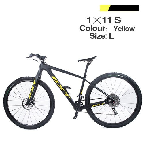 Free shipping BXT 11 Speed Mountain Bike 29-Inch Full carbon frame Dual Disc Brakes 29er*2.1 Tire Men Women Bicycle easy-smart-way.myshopify.com