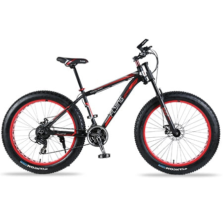 wolf's fang Mountain bike Aluminum Bicycles 26 inches 21/24 speed 26x4.0" Double disc brakes Fat bike road bike bicycle easy-smart-way.myshopify.com