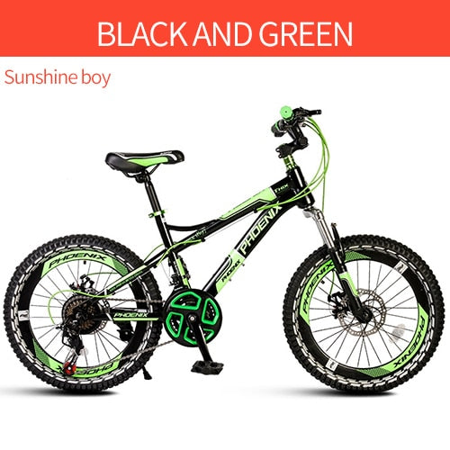 Phoenix High Quality Children Bicycle Durable Lightweight Aluminum Kids Bike 18 20 22 INCH Single Speed 21 Speed Racing Tires easy-smart-way.myshopify.com