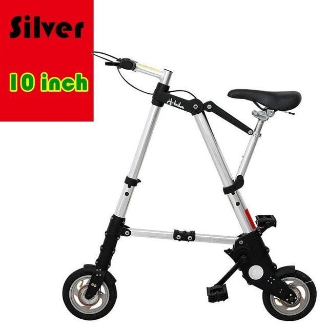 City Elf Bike 8 / 10 Inch Aluminum Alloy Ultra Light Mini Folding Bicycle Shopping Subway Travel Portable Pocket Unisex Cyclling easy-smart-way.myshopify.com