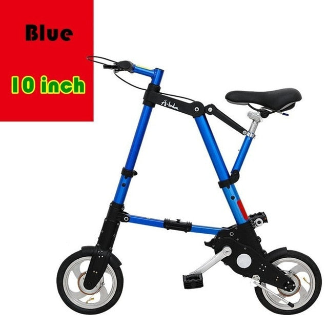 City Elf Bike 8 / 10 Inch Aluminum Alloy Ultra Light Mini Folding Bicycle Shopping Subway Travel Portable Pocket Unisex Cyclling easy-smart-way.myshopify.com