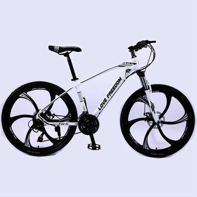 Love Freedom 21 speed 26 inch mountain bike bicycles double disc brakes student bike Bicicleta road bike Free Delivery easy-smart-way.myshopify.com