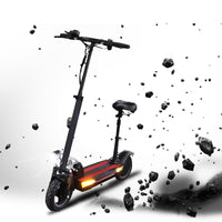 48V 26A lithium battery electric scooter max over 100km 48V500W Folding electric bike with seat electric skateboard kick scooter easy-smart-way.myshopify.com