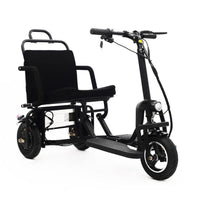 Aluminum alloy folding electric tricycle 8inch and 10inch elderly electric bike can enter the elevator folding electric bicycl easy-smart-way.myshopify.com