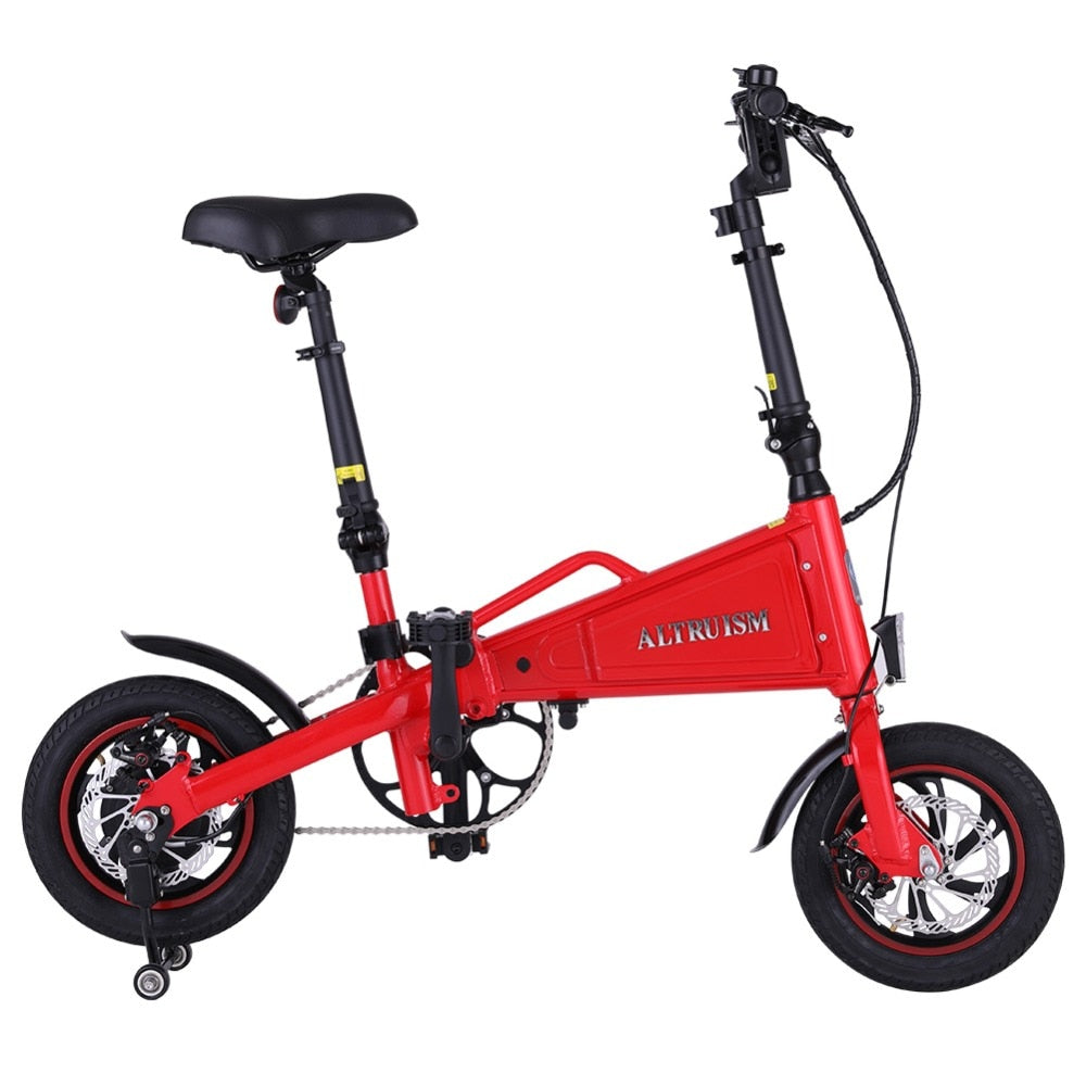 ALTRUISM A1 36V*350W Electric Bicycle Safety Cycling Watertight Frame Inside Li-on Battery Folding ebike easy-smart-way.myshopify.com