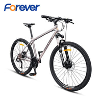FOREVER Mountain Bike 27.5in Chrome-molybdenum Steel Road Bicycle Double Disc Brake Lightweight Positioning Flywheel MTB 27speed easy-smart-way.myshopify.com