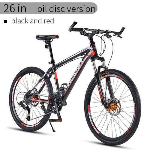 Phoenix Cycling Bike 26 27.5 in  off-road  Mountain Bike 30 Speed Racing Men Women Students Race Bicycle MTB Disc Brake Bicycle easy-smart-way.myshopify.com
