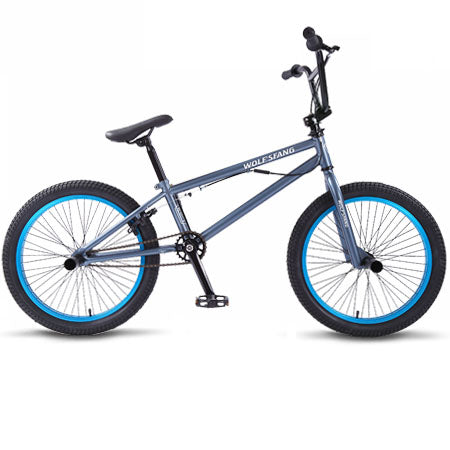 wolf's fang 20Inch BMX steel frame Performance Bike purple/red tire bike for show Stunt Acrobatic Bike rear Fancy street bicycle easy-smart-way.myshopify.com