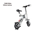 10-inch folding electric bicycle aluminum alloy chainless electric bike light and fast folding ebike with child seat easy-smart-way.myshopify.com