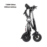 10-inch folding electric bicycle aluminum alloy chainless electric bike light and fast folding ebike with child seat easy-smart-way.myshopify.com