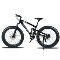 Running Leopard 7/21/24 Speed 26x4.0 Fat bike Mountain Bike Snow Bicycle Shock Suspension Fork Free delivery Russia bicycle easy-smart-way.myshopify.com