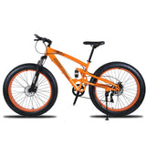 Running Leopard 7/21/24 Speed 26x4.0 Fat bike Mountain Bike Snow Bicycle Shock Suspension Fork Free delivery Russia bicycle easy-smart-way.myshopify.com