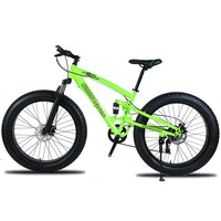 Running Leopard 7/21/24 Speed 26x4.0 Fat bike Mountain Bike Snow Bicycle Shock Suspension Fork Free delivery Russia bicycle easy-smart-way.myshopify.com