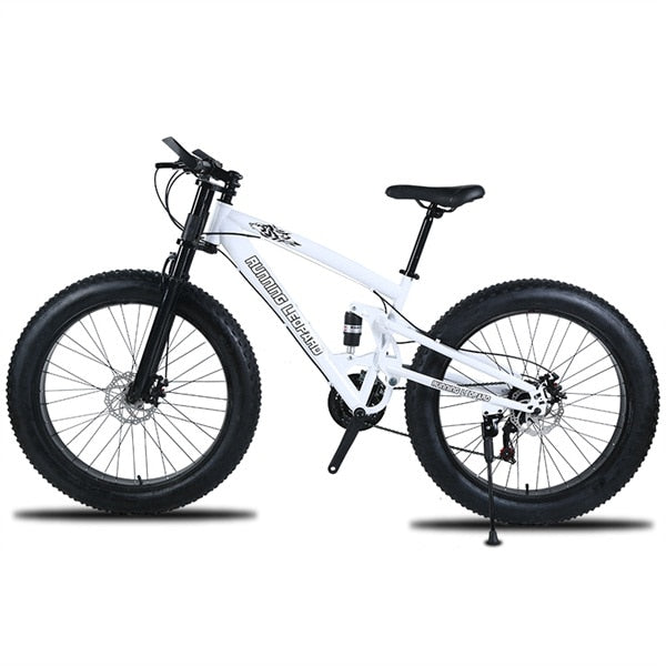 Running Leopard 7/21/24 Speed 26x4.0 Fat bike Mountain Bike Snow Bicycle Shock Suspension Fork Free delivery Russia bicycle easy-smart-way.myshopify.com