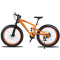 Running Leopard 7/21/24 Speed 26x4.0 Fat bike Mountain Bike Snow Bicycle Shock Suspension Fork Free delivery Russia bicycle easy-smart-way.myshopify.com
