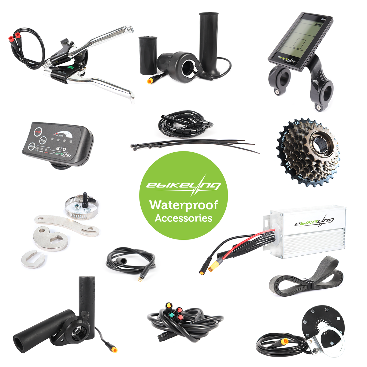 Waterproof 36V 500W 700C Geared Front Rear e-Bike Conversion Kit easy-smart-way.myshopify.com