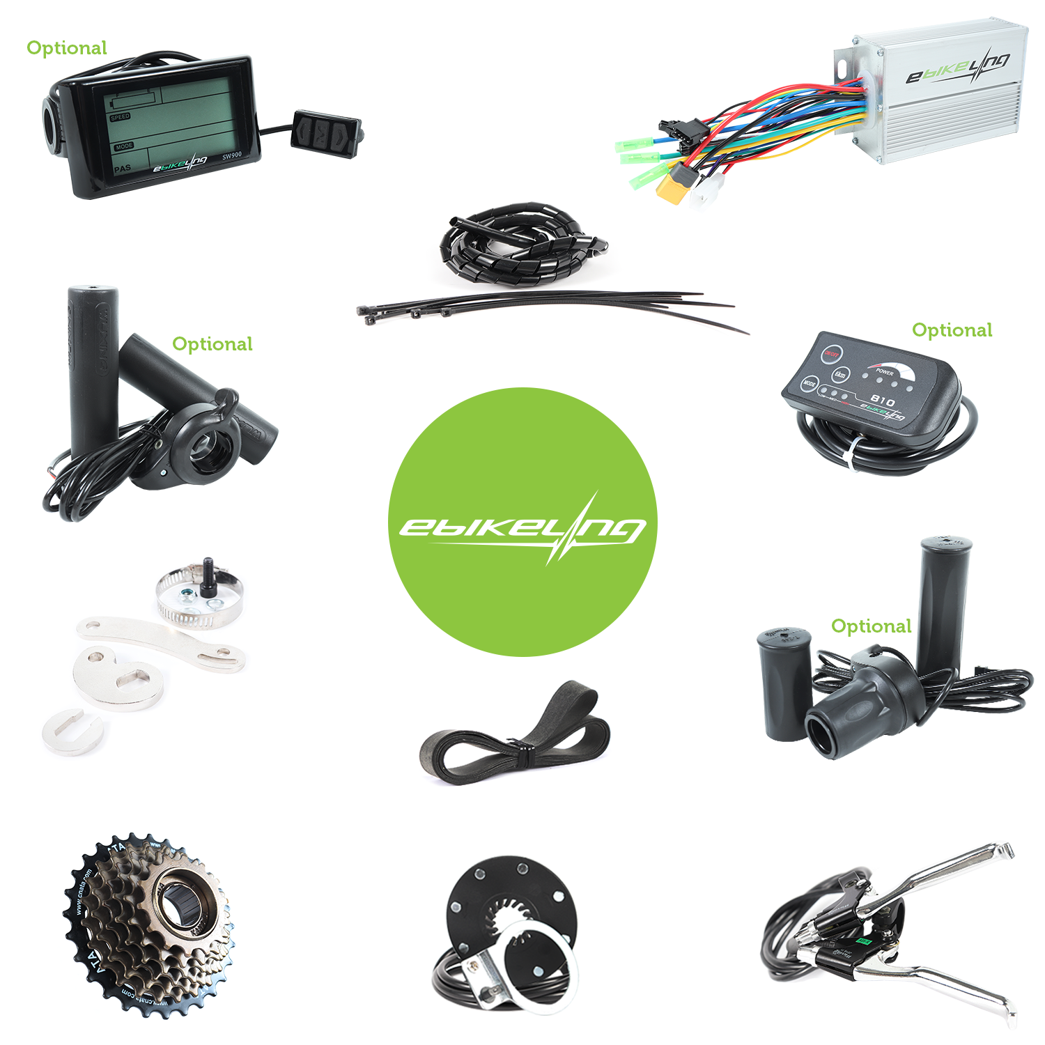 36V 500W 26" FAT Geared Front Rear Electric Bicycle Conversion Kit easy-smart-way.myshopify.com