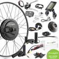 Waterproof 48V 1200W 700C Direct Drive Front Rear eBike Conversion Kit easy-smart-way.myshopify.com