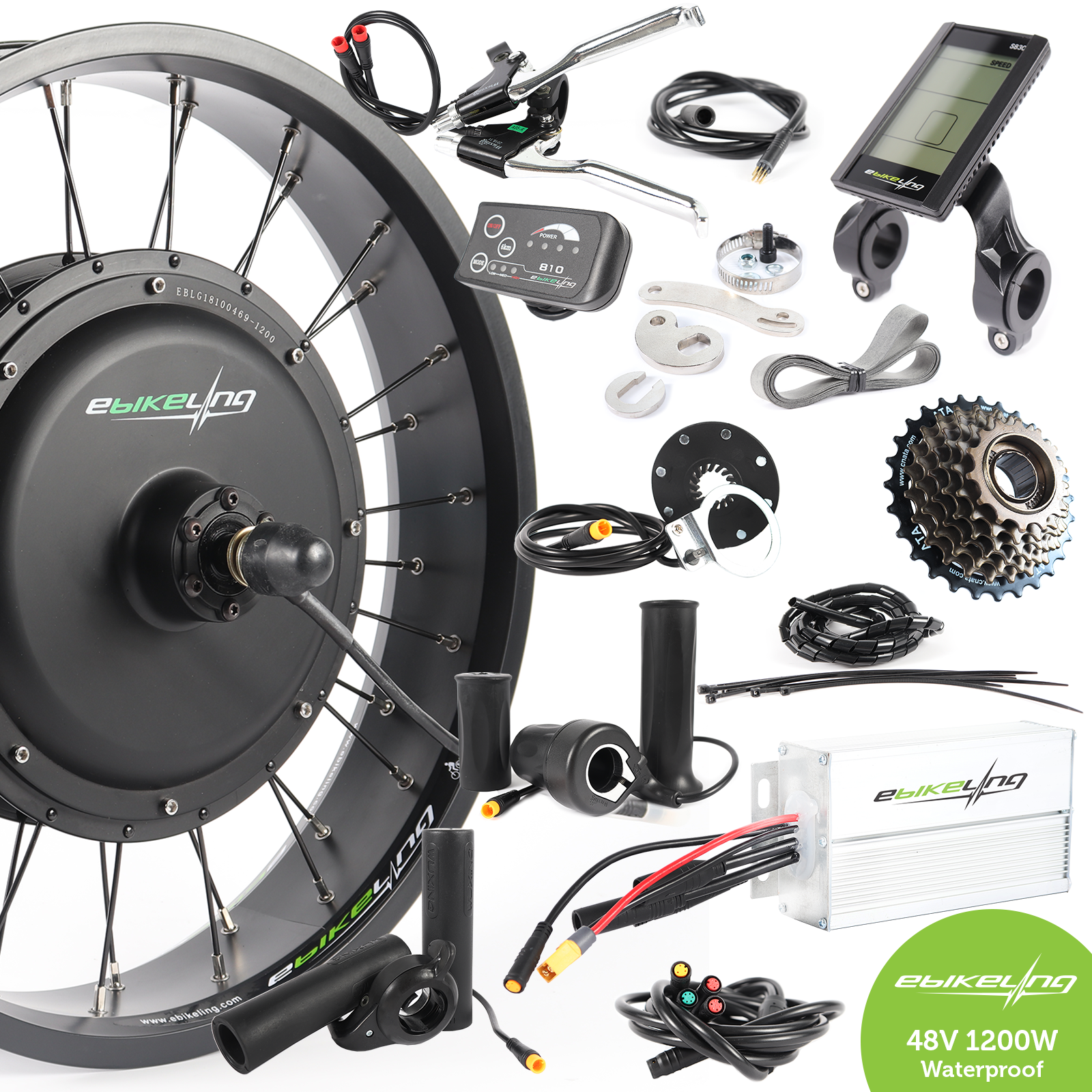 1200 watt ebikeling kit online